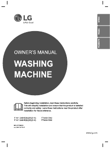 Manual LG F70A8HDN2 Washing Machine