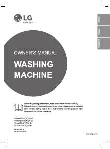 Manual LG F74A8QDS Washing Machine