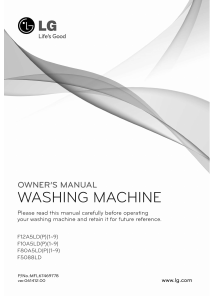 Manual LG F5088LD Washing Machine