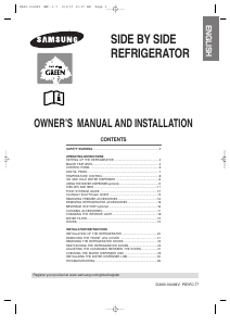 Manual Samsung SRS21NASW Fridge-Freezer