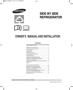 Manual Samsung SRS768DSS Fridge-Freezer