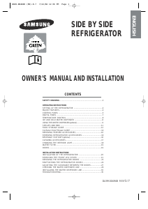 Manual Samsung RS21DANS Fridge-Freezer