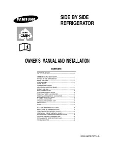Handleiding Samsung RS26FASW Koel-vries combinatie