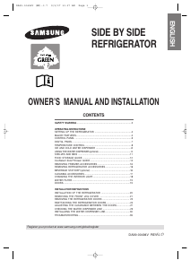 Manual Samsung SRS597NP Fridge-Freezer