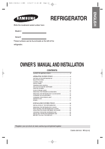 Handleiding Samsung SRS758DP Koel-vries combinatie