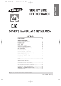 Manual Samsung SRS585DTKGM Fridge-Freezer