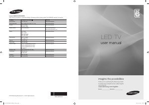Manual Samsung UA46C6200UM LED Television