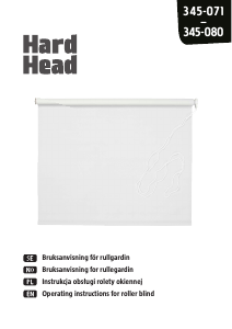 Bruksanvisning Hard Head 345-073 Rullegardin