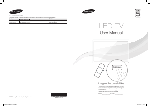 Manual Samsung UA40D5800VW Televisor LED
