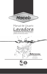 Manual de uso Haceb 500 PL Lavadora