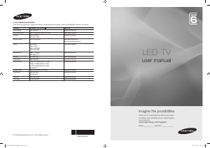 Manual Samsung UA40C6200UM LED Television