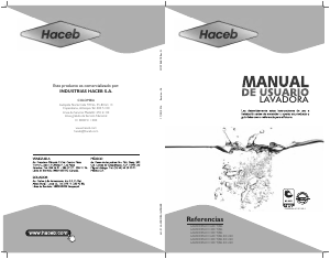 Manual de uso Haceb D1300 TI Lavadora