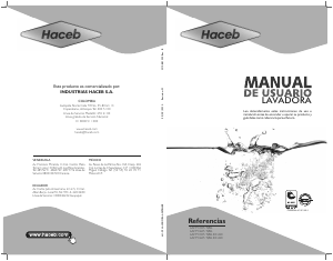 Manual de uso Haceb M1605 BL Lavadora