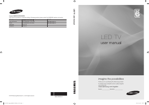 Mode d’emploi Samsung UA40C6200UW Téléviseur LED