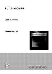 Handleiding Grundig GEZM 47001 BP Oven