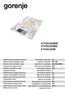 Instrukcja Gorenje KT05KARIMB Waga kuchenna