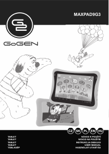 Manual GoGEN MAXPAD9G3 Tablet