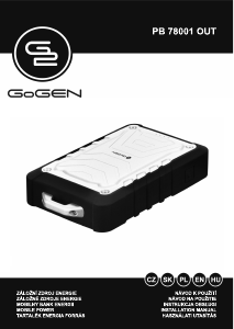 Manual GoGEN PB 78001 OUT Portable Charger