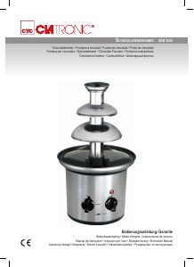 Manual Clatronic SKB 3248 Chocolate Fountain