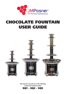 Manual JMPosner SQ1 Chocolate Fountain