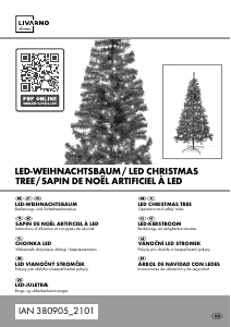 Návod Livarno IAN 380905 Vianočný stromček
