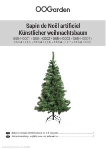 Bedienungsanleitung OOGarden 0054-0008 Weihnachtsbaum