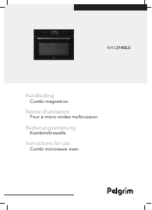 Manual Pelgrim MAC214GLS Microwave