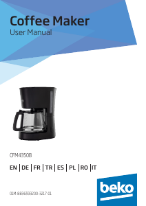 Manual BEKO CFM4350B Coffee Machine