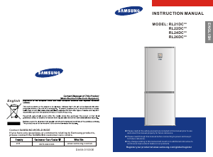 Manual Samsung RL301DCAS Fridge-Freezer