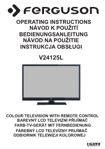 Manuál Ferguson V24125L LED televize