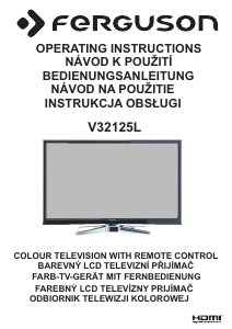 Návod Ferguson V32125L LED televízor