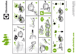 Rokasgrāmata Electrolux ProLine Z961 Putekļu sūcējs