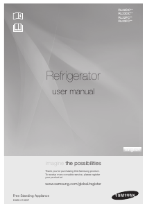 Manual Samsung RL23FCTS Fridge-Freezer