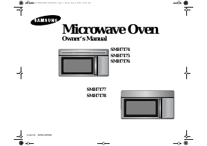 Manual Samsung SMH7177STE Microwave