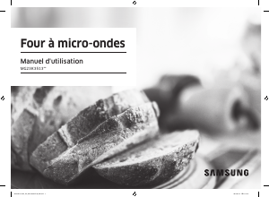 Mode d’emploi Samsung MG23K3513AW/EF Micro-onde