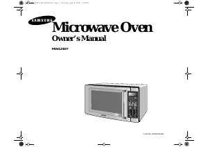 Manual Samsung MW123ST/XSA Microwave