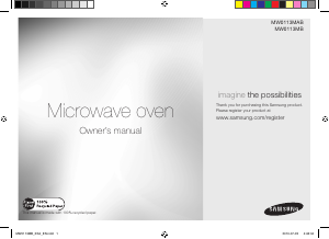 Manual Samsung MW0113MB Microwave