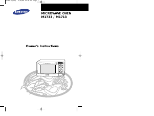 Manual Samsung M1713CE Microwave