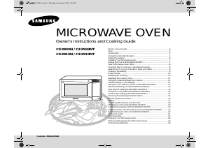 Manual Samsung CE2933N Microwave