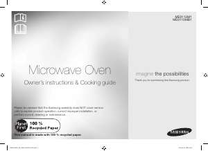 Manual Samsung ME0113M1 Microwave