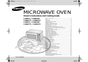 Manual Samsung C109STFC Microwave