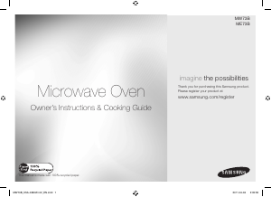 Manual Samsung ME73B-S Microwave