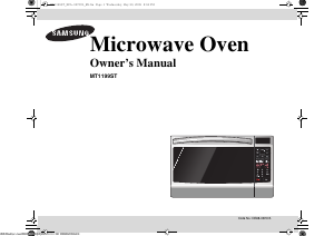 Manual Samsung MT1199ST Microwave