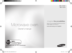 Handleiding Samsung ME1113TST Magnetron