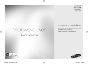 Manual Samsung ME9114ST Microwave