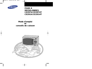 Mode d’emploi Samsung CE2974T Micro-onde