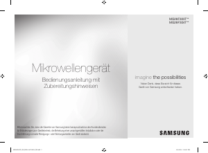Bedienungsanleitung Samsung MG28F303TFS/EG Mikrowelle