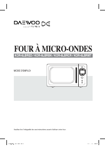 Mode d’emploi Daewoo KOR-6LBRCR Micro-onde