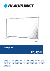 Manual de uso Blaupunkt BLN24H1132EOOEB89V Televisor de LED