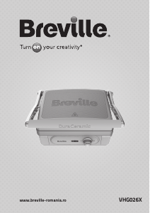 Manual Breville VHG026X Grătar electric